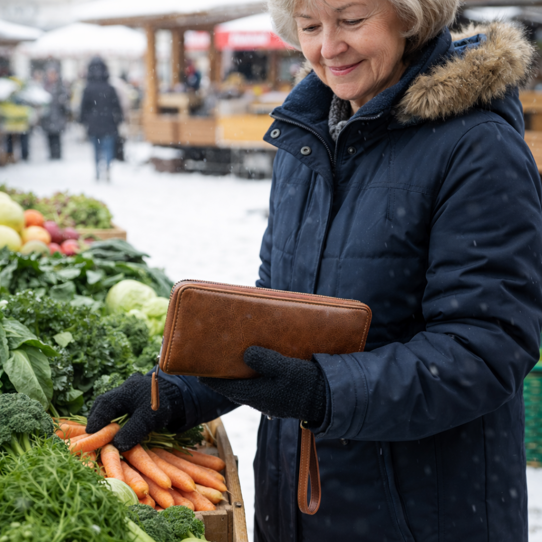 Adrien | Portefeuille RFID en Cuir