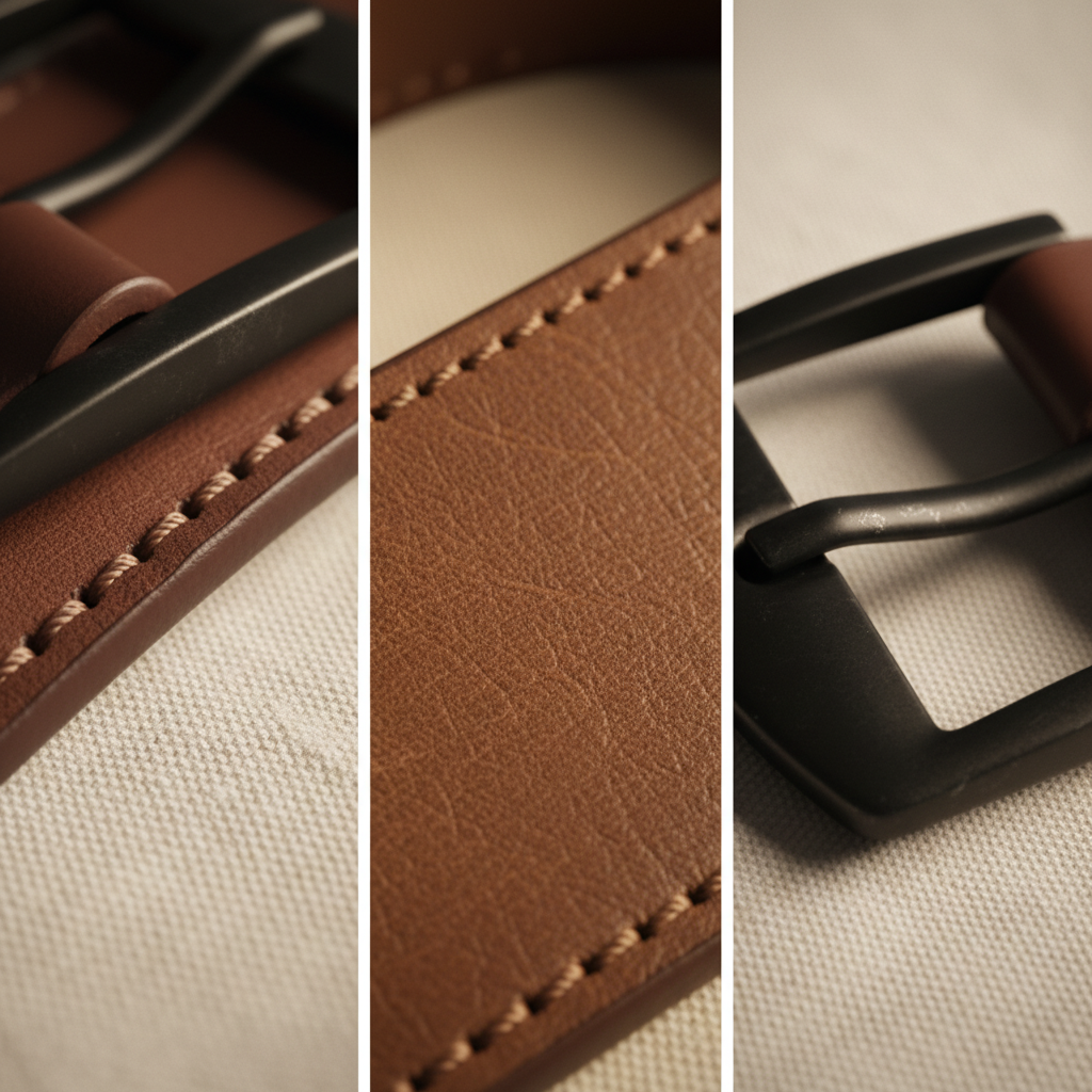 Laurent | Ceinture en Cuir Minimaliste